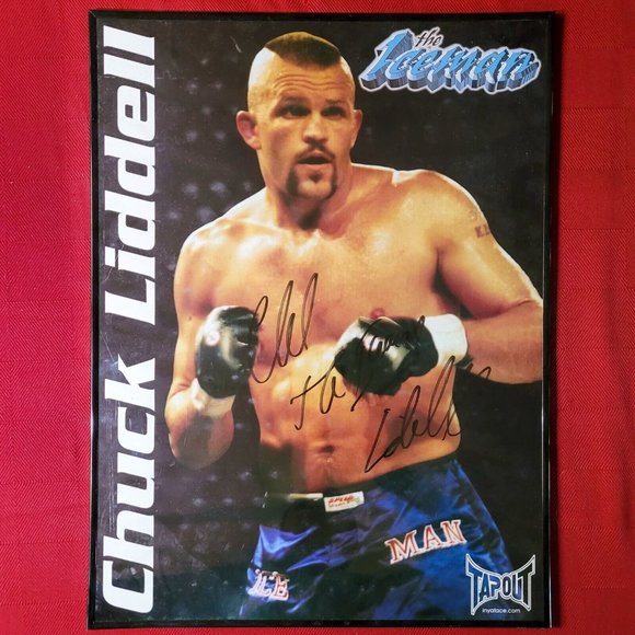 Signed MMA Promos : UFC 65 & 68 : Liddell, Hughes, St. Pierre, Sylvia, Couture - Picture 4 of 10